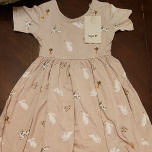 Kyte BABY Blush Rabbit Girls Pink Bunny Dress Easter